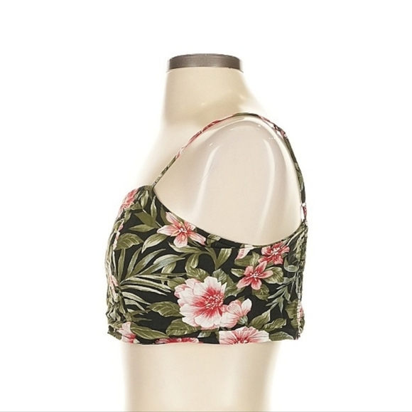 American Eagle Floral Crop Top Size Small - Picture 4 of 5